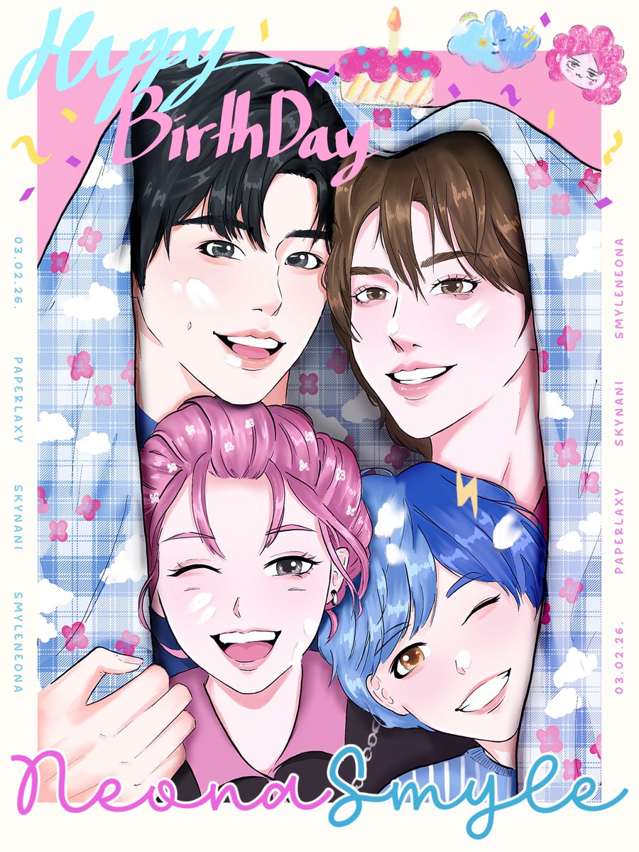 สสวก.หลานๆย้อนหลังน้าาาา รักเจ้าแฝดรักปะป๊าพ่อพ่อ
บ้านนี้มีรัก✌️😭💖✨

SMYLE NEONA 1ST BIRTHDAY

#SMYLENEONA1ขวบแล้วจ้า
#SMYLE #NEONA ☁️🌸
#SkyNani #skywongrawee #hirunkit_ 
#ArtworkSkynani 🩵🩷