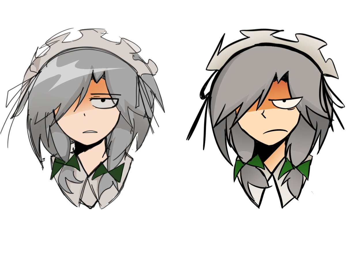 Art style test with emo sakuya