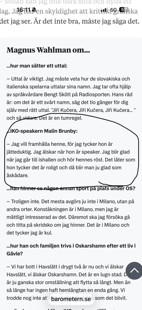 Tack för de fina orden 🙏🏻<a href="/magnus_wahlman/">Magnus Wahlman</a>