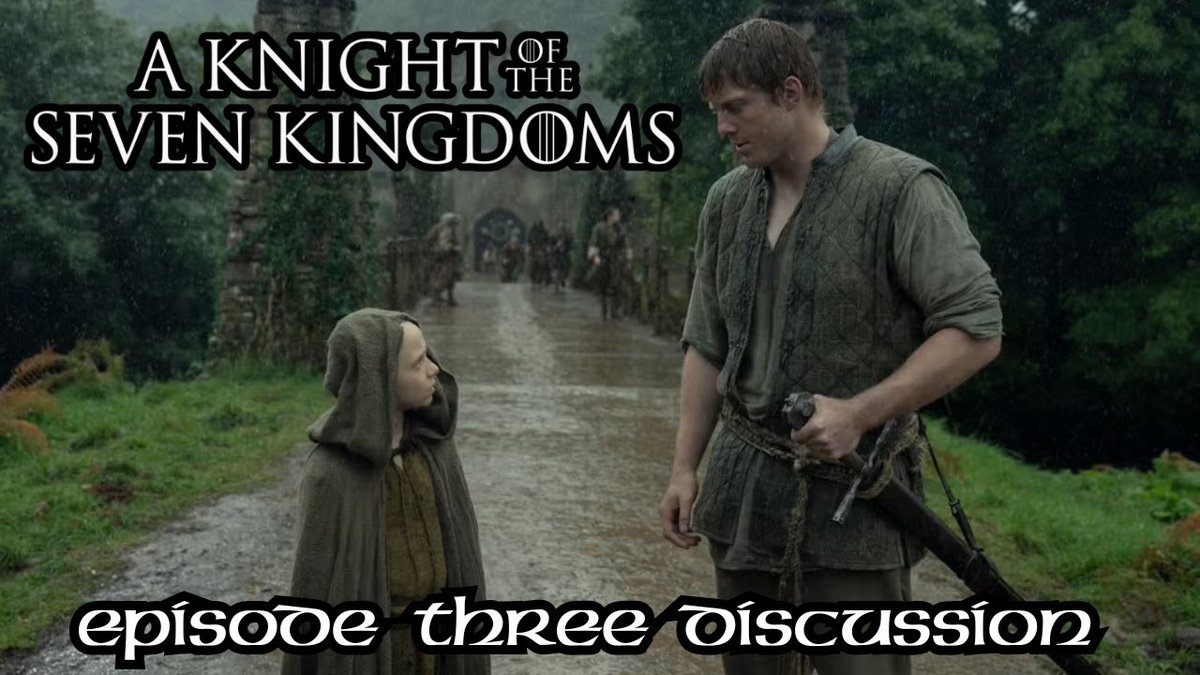 Our latest episode discussing episode 3 of A Knight of the Seven Kingdoms with Logan from <a href="/ScreenSocPod/">The Screen Society Podcast</a> is now up! #aknightofthesevenkingdoms #got 

Watch: youtu.be/pgJkTsw-Q3E

Listen: open.spotify.com/show/5QI6XH1is…