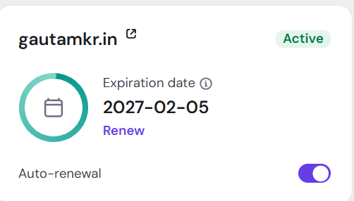 gautam70477's tweet photo. Got my first ever domain today from
@Hostinger. It costed me just 10 INR.
Check this out https://t.co/ylENlThfsS
#domainname https://t.co/y9LsY3eu0h