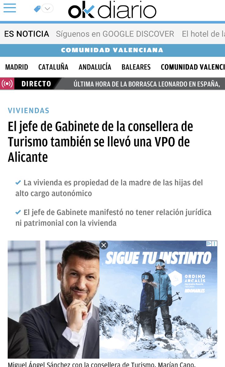 Coño, sigue el escándalo del ⁦<a href="/ppopular/">Partido Popular</a>⁩ en Alicante con los pisos protegidos. Pero para los medios palmeros del PP lo importante son unos audios de hace dos años de dos cargos de ⁦<a href="/vox_es/">VOX 🇪🇸</a>⁩ enfadados con Abascal porque se salió de los gobiernos autonómicos. De chiste.