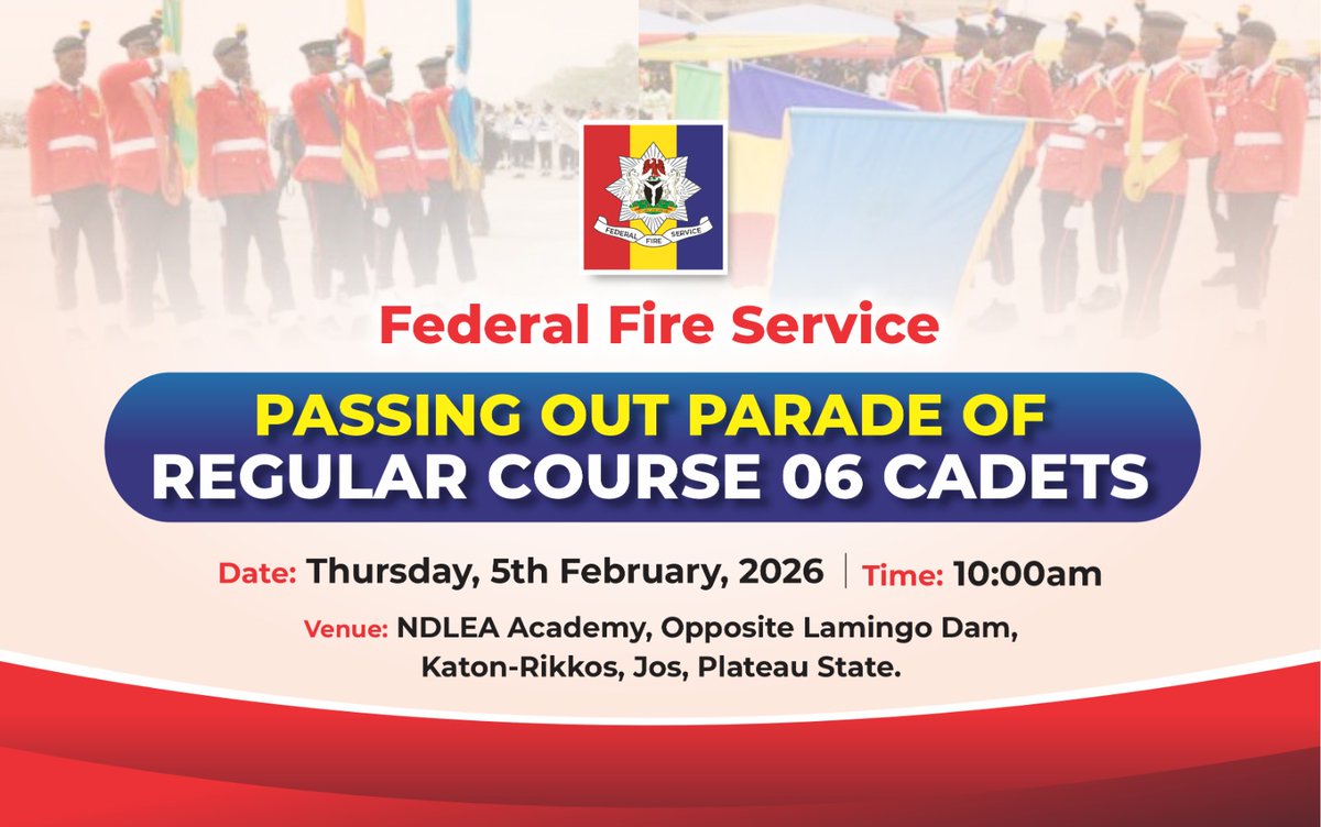 OFFICIAL STATEMENT

TODAY’S POP IN JOS IS FOR 2022 &amp; 2024 RECRUITS — NOT 2025 INTAKE