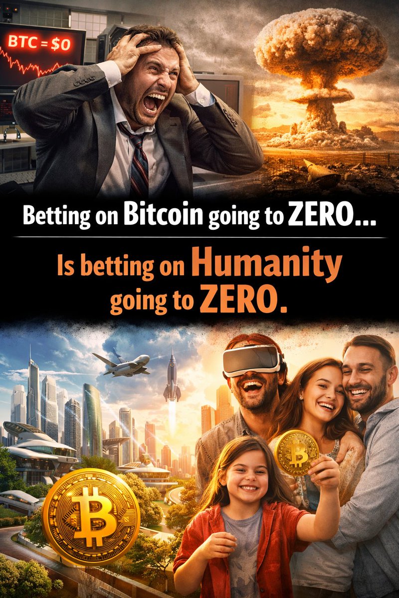 ChrisMackTrades's tweet photo. A bet of BTC going to zero is a bet of humanity going to zero https://t.co/B733O6vOZO