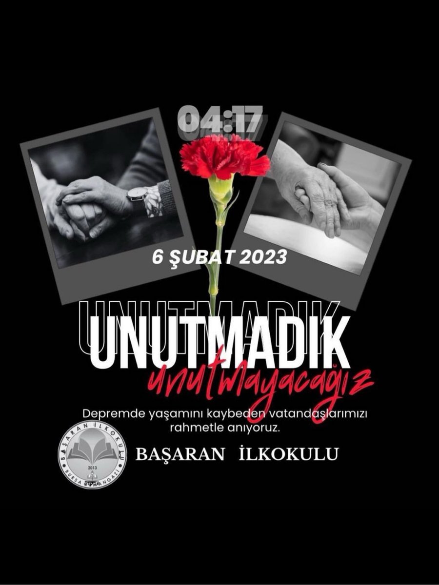 6 Şubat 2023.. Saat 04.17
Unutmadık, unutmayacağız.. Depremde yaşamını kaybeden vatandaşlarımızı rahmetle anıyoruz❤️‍🩹
@osmangazi_mem @metinsezer_16 <a href="/ilhanSarigul/">İlhan Sarıgül</a>