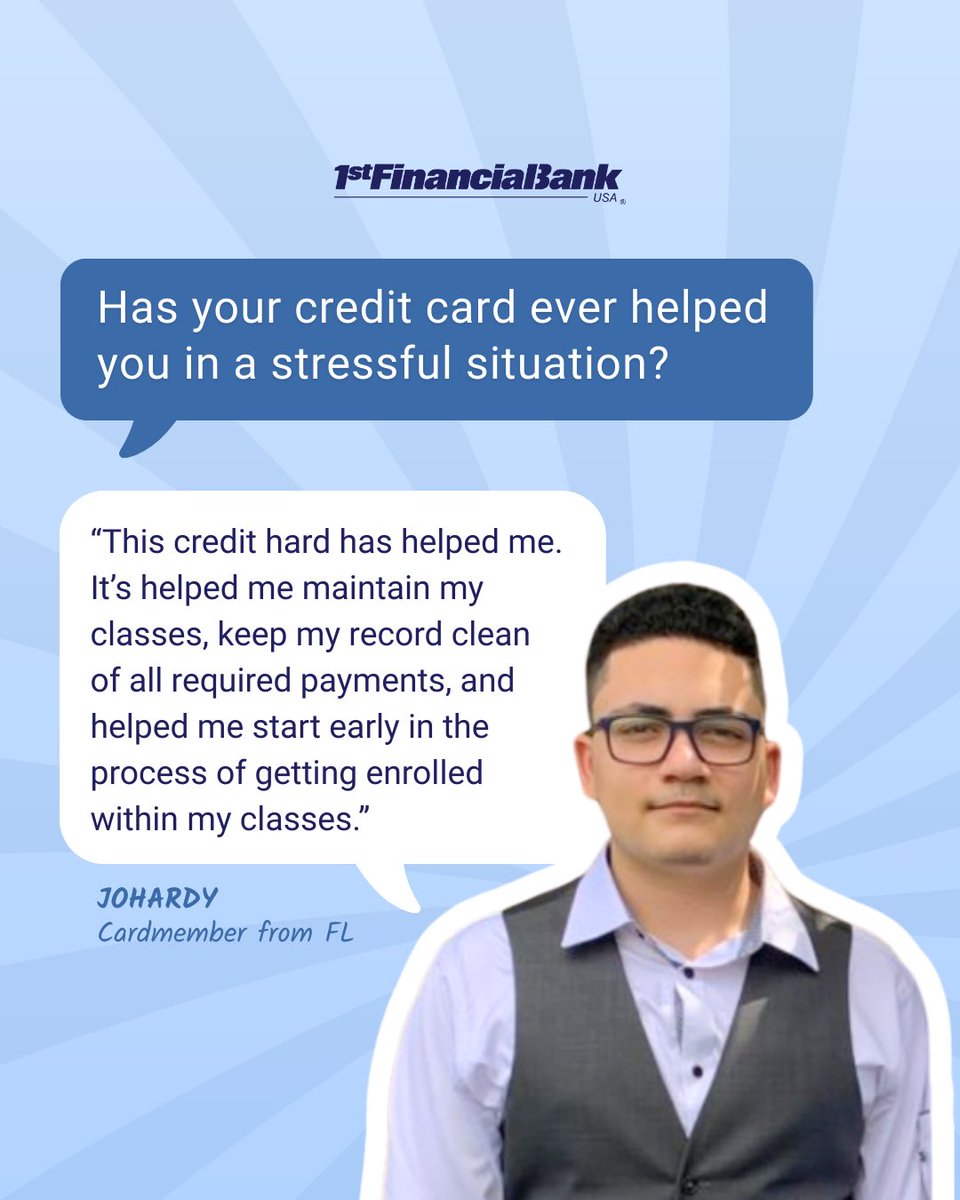 1st Financial Bank USA tweet media