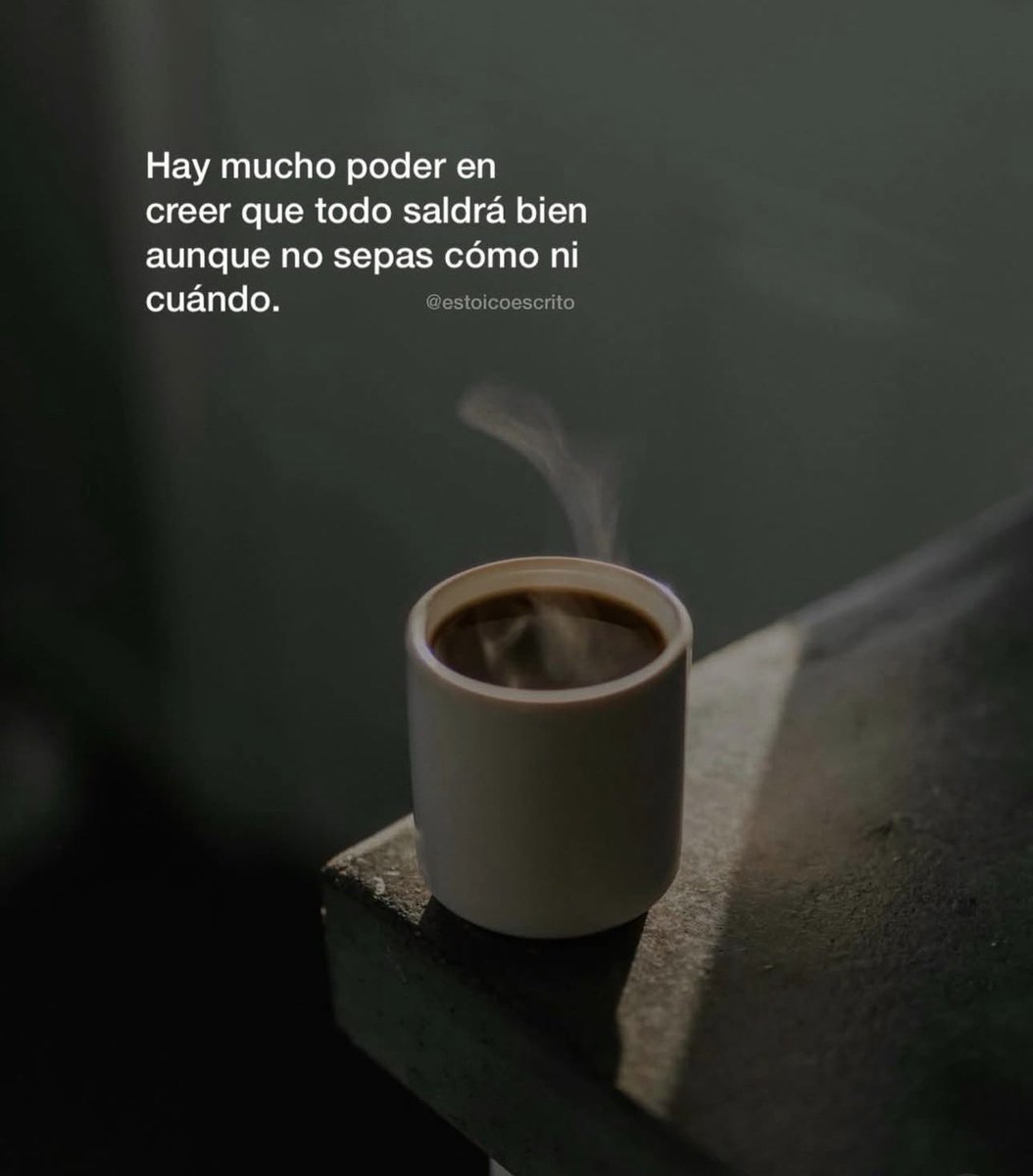 Confiemos en que hoy será un gran día 🙌🏻. 

¡Buen día! ☀️