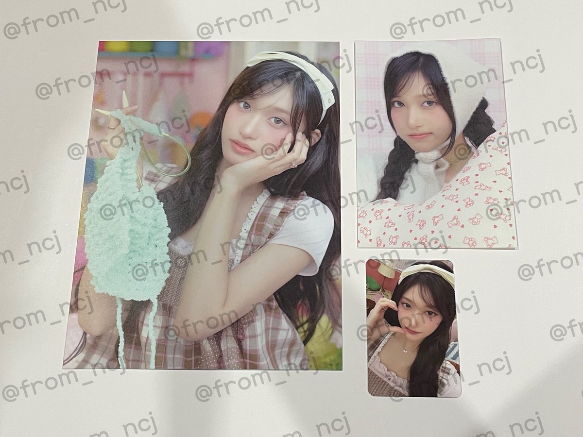 from_ncj's tweet photo. พร้อมส่ง🤍

IVE 2026 SEASON'S GREETINGS 
SSGT <ATELIER IVE>🧶

Member set
-Photocard
-Postcard
-Mini Poster

✅ กาอึล 200
✅ เรอิ เรย์ 230
✅ ลิซ 230
✅ อีซอ 200

ส่งฟรี✨
DMมาสอบถามก่อนได้นะคะ
#ตลาดนัดIVE #ตลาดนัดไอบึ #ตลาดนัดไอบ์ https://t.co/YAsBdLaIfZ