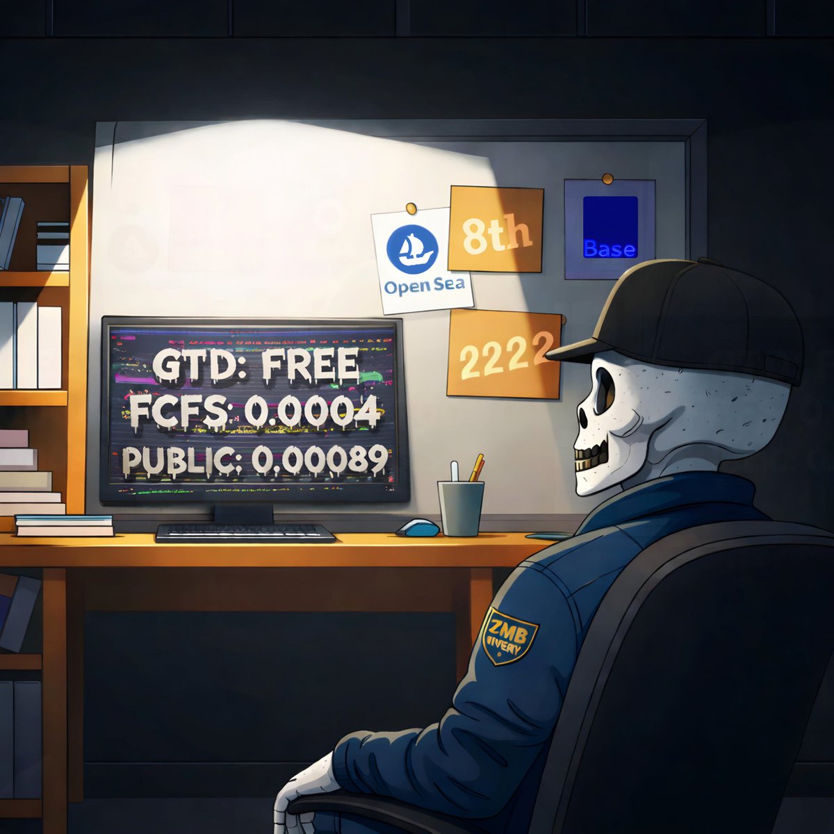 FEB 8 — LOCK IN

2222 SUPPLY
@BASE Chain 
@OPENSEA

MINT FLOW (UTC):
4 PM — GTD — FREE
4.30 PM — FCFS — 0.0004
6 PM — PUBLIC — 0.00089

No GTD?
Then this is your entry.

Like. Retweet

Drop wallet 👇