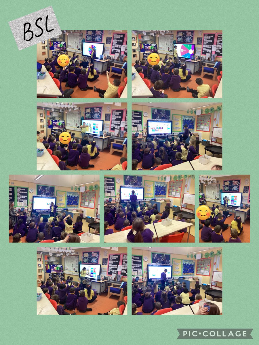 NantCelynY3's tweet photo. We enjoyed playing the BSL games from our BSL lesson last week 😁 we enjoyed teaching Miss Evans and Miss Coff how to sign them too! https://t.co/VDipuBVnUj