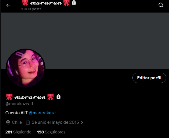 Hola, convertí mi ex cuenta de arte a mi cuenta ALT para escribir idioteces y cosas random. 
Por si quieren seguirme 
<a href="/marukazealt/">🎀 𝓂𝒶𝓇𝓊𝓇𝓊𝓃 🎀</a>