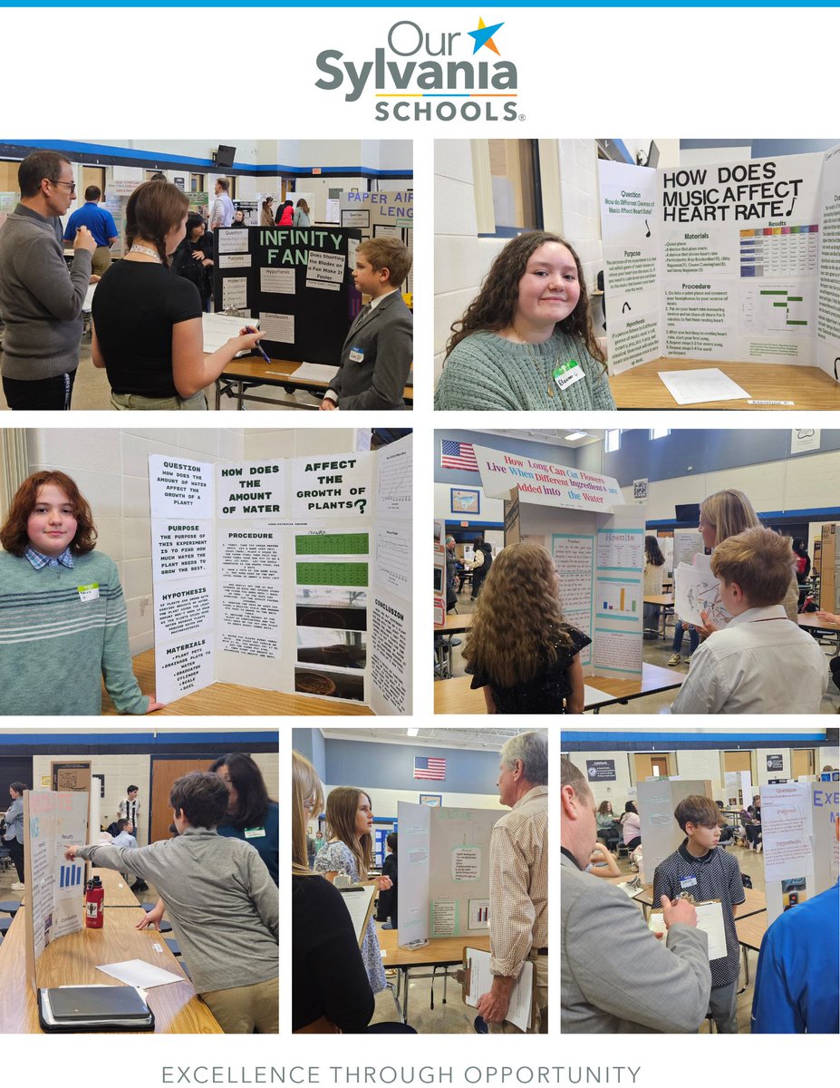 SylvaniaSchools's tweet image. GREAT JOB to the Timberstone 6th grade students who presented their projects at the Science Fair yesterday!  Way to go, Wolves! #sciencefair #presentations #sylvaniastudents #excellence #opportunities