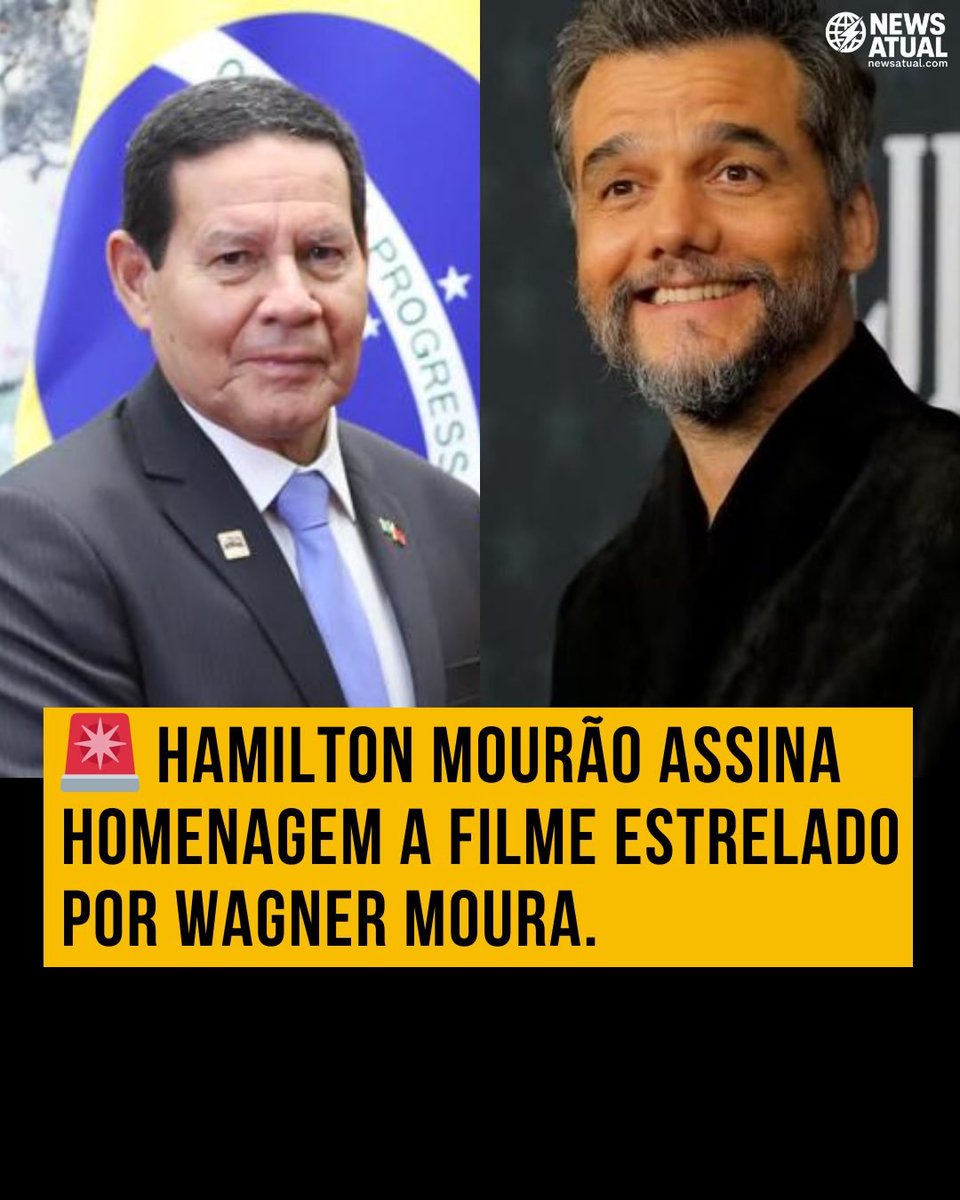 Zero novidade do melancia.
''Mourão chama Wagner Moura de “ator versátil” e assina voto de aplauso a filme: