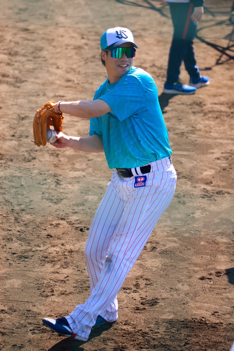 笑顔の哲人さんがみれたのでハッピー😀 #山田哲人 選手 #東京ヤクルト