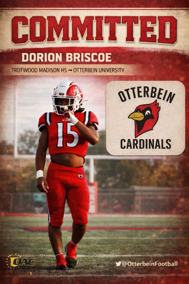 I’m 100% Committed✅ #AGTG <a href="/CoachMarquis/">Dave Marquis</a> <a href="/CoachBBuckler/">Bobby Buckler</a> <a href="/Ott_Football/">Otterbein University Football</a>