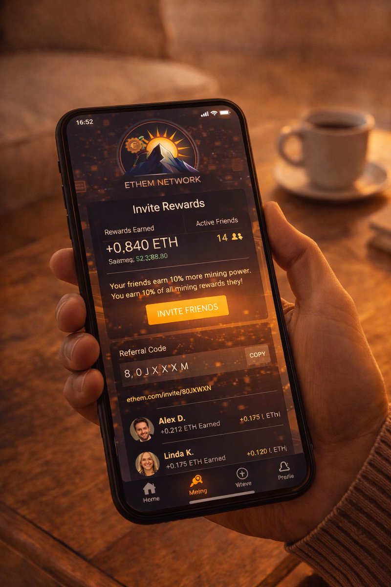 Something interesting happens when people realize:
More friends invited = more mining power.

No pressure.
No spam.
Just sharing something you’re already using — and getting rewarded for it.

That’s a loop we like. 🔁💎

#CryptoMiningApp #EarnCrypto #ReferralSystem
