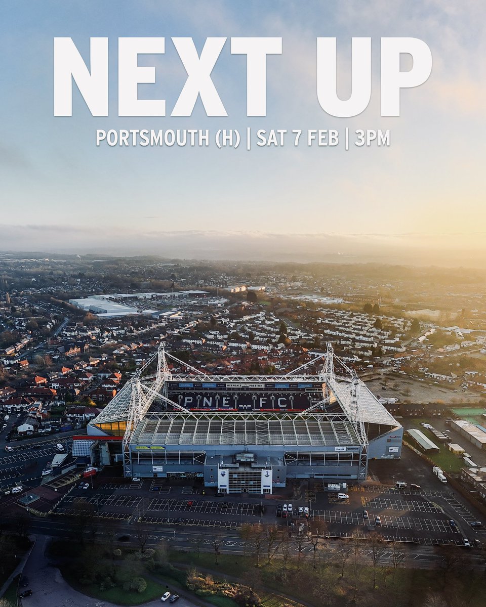 pnefc's tweet photo. Deepdale awaits. 🏡

#pnefc https://t.co/HwlrTgwzaa
