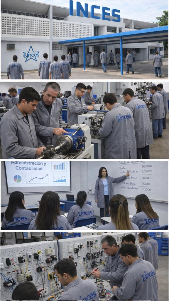 Nuestros Jóvenes están con pocas Opciones de Formación.

Tuve que sacar estas imágenes de la IA porq el régimen se encargó de demoler uno de los institutos de preparación profesional más emblemáticos que teníamos en Venezuela.

Los INCES eran cultivos de promesas 
profesionales.