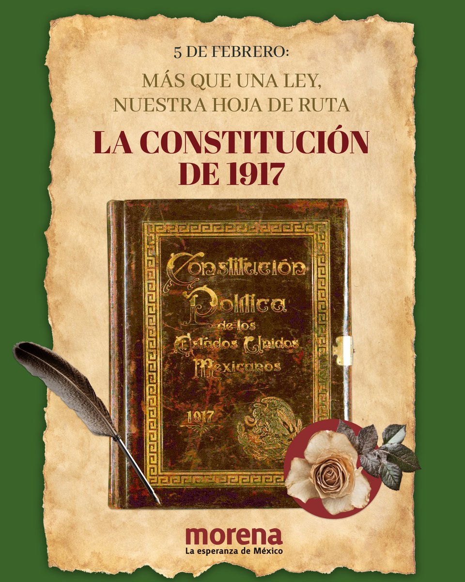 Un día para recordar el orgullo de nuestras raíces que hoy, más que nunca, proyectan a un México sólido ante el mundo.

Celebramos el documento que define quiénes somos y quién manda en este país: el pueblo.