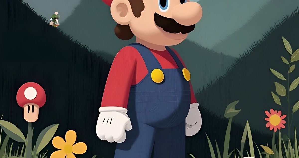 Pictureaddtt's tweet photo. Tap to view Super Mario