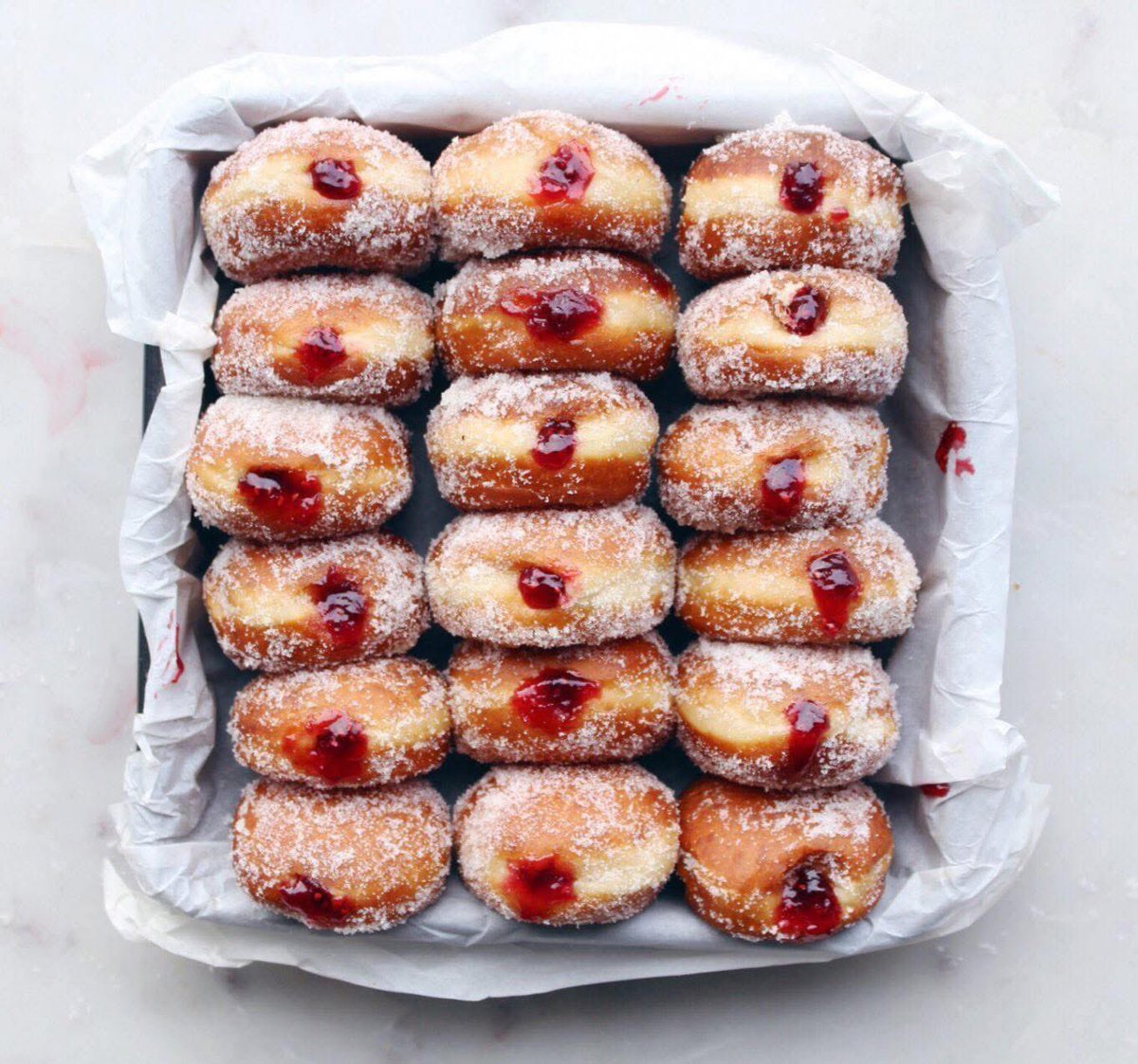 SolihullUpdates's tweet image. Jam doughnuts 😋 Yes 👍 or No 👎 #AfternoonTea #Solihull