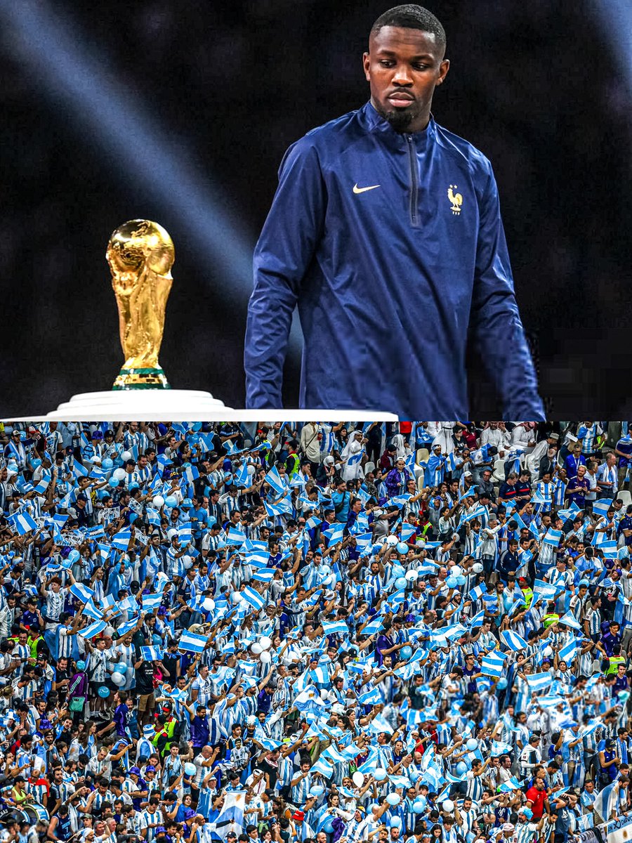 🇫🇷🇦🇷 “NOS SENTIMOS COMO SI ESTUVIÉRAMOS JUGANDO EN ARGENTINA. NO TENGO NINGÚN RECUERDO DE ESA FINAL”

👤 Marcus Thuram, delantero de la Selección de Francia, sobre la final de Qatar 2022:

"Recuerdo haber entrado y ver a todos los hinchas de Argentina en el estadio. Nos sentimos