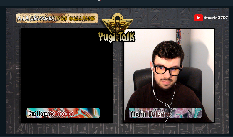 Aujourd'hui premier épisode du Yugi Talk en live, et on reçoit ce soir <a href="/BcpGuillaume/">BCP-Guillaume</a> pour qu'il nous raconte un peu sa vie, son aventure dans le jeu, et plus encore ! 

Le début d'une longue série d'interview je l'espère ! 

📷21h00 heure de départ !
▶️twitch.tv/saiior_