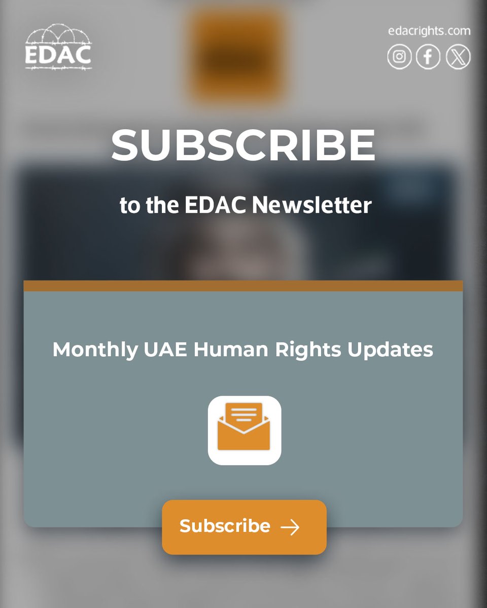Emirates Detainees Advocacy Centre (EDAC) tweet media