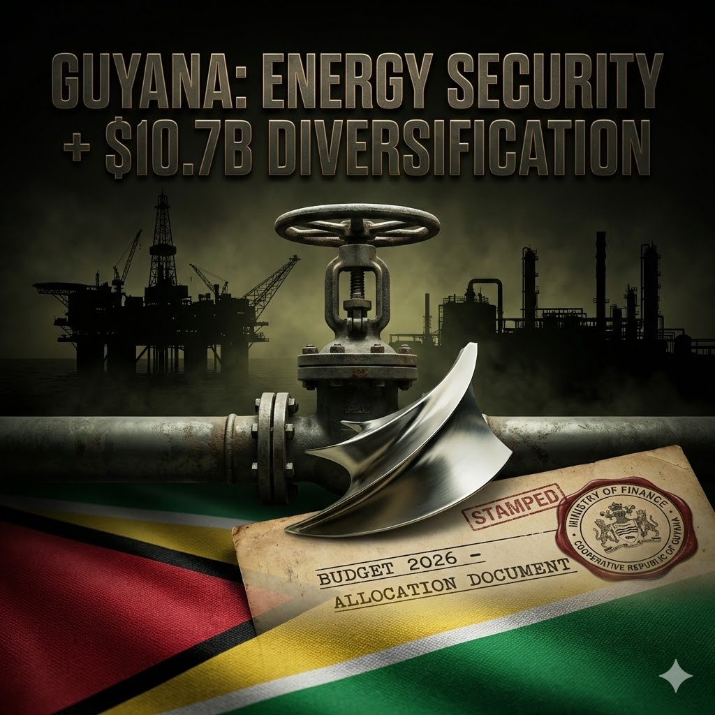 Guyana has allocated GY$10.7 billion in its 2026 budget to the Gas-to-Energy project and revive hydropower initiatives. Massive capital injection utilizes fossil fuel revenue to build a sovereign, diversified renewable energy grid. Source: 2026-01-27 oilnow.gy