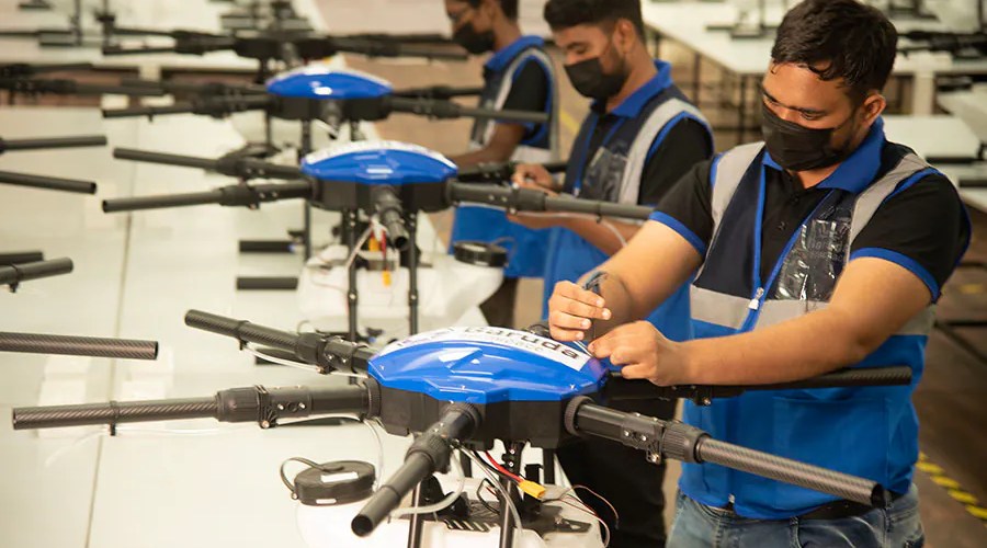 NewsIADN's tweet image. Chennai-based #GarudaAerospace has the capacity to produce around 700 drones per month.
