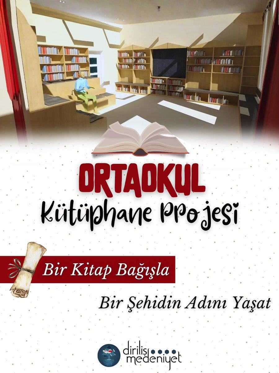 “Bir Kitap Bağışla, Bir Şehidin Adını Yaşat”

İzmir Bornova’da aziz bir şehidimizin anısına kuracağımız kütüphane için kitap toplama kampanyamızı başlatıyoruz. İTÜ Diriliş ve Medeniyet Kulübü olarak, vatanı için canını veren kahramanımızın adını, geleceğimizin teminatı gençlerin