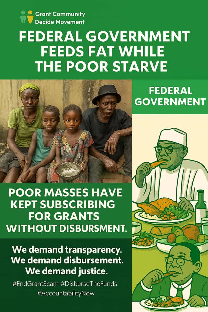 Nigeria poor Masses needs our international help tell our federal government to disburse UAS grant for the poor Masses in Nigeria. A lot is sick and dying, and homeless.