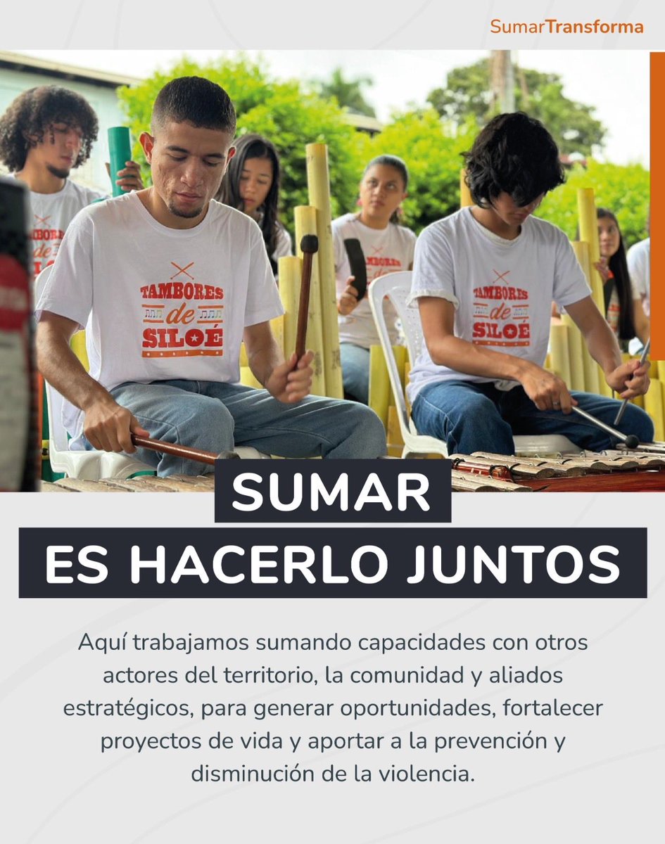 sidocfundacion's tweet photo. apostándole al arte, el deporte y la salud mental
como herramientas para la transformación social y comunitaria ✨
#SumarTransforma #SomosAFE https://t.co/si0UKHTXlE