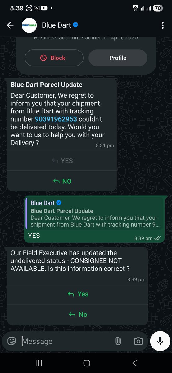icseimpnotes's tweet photo. @BlueDartCares @BlueDart_ @ShiprocketCare @fuaarkofficial I was supposed to recieve this order on 1st feb. Today is 5th feb and still it is not delivered. I'm going to raise a consumer court complaint against all of you if I do not receive the order tomorrow. Worst experience!! https://t.co/dZ7iv7kYgO