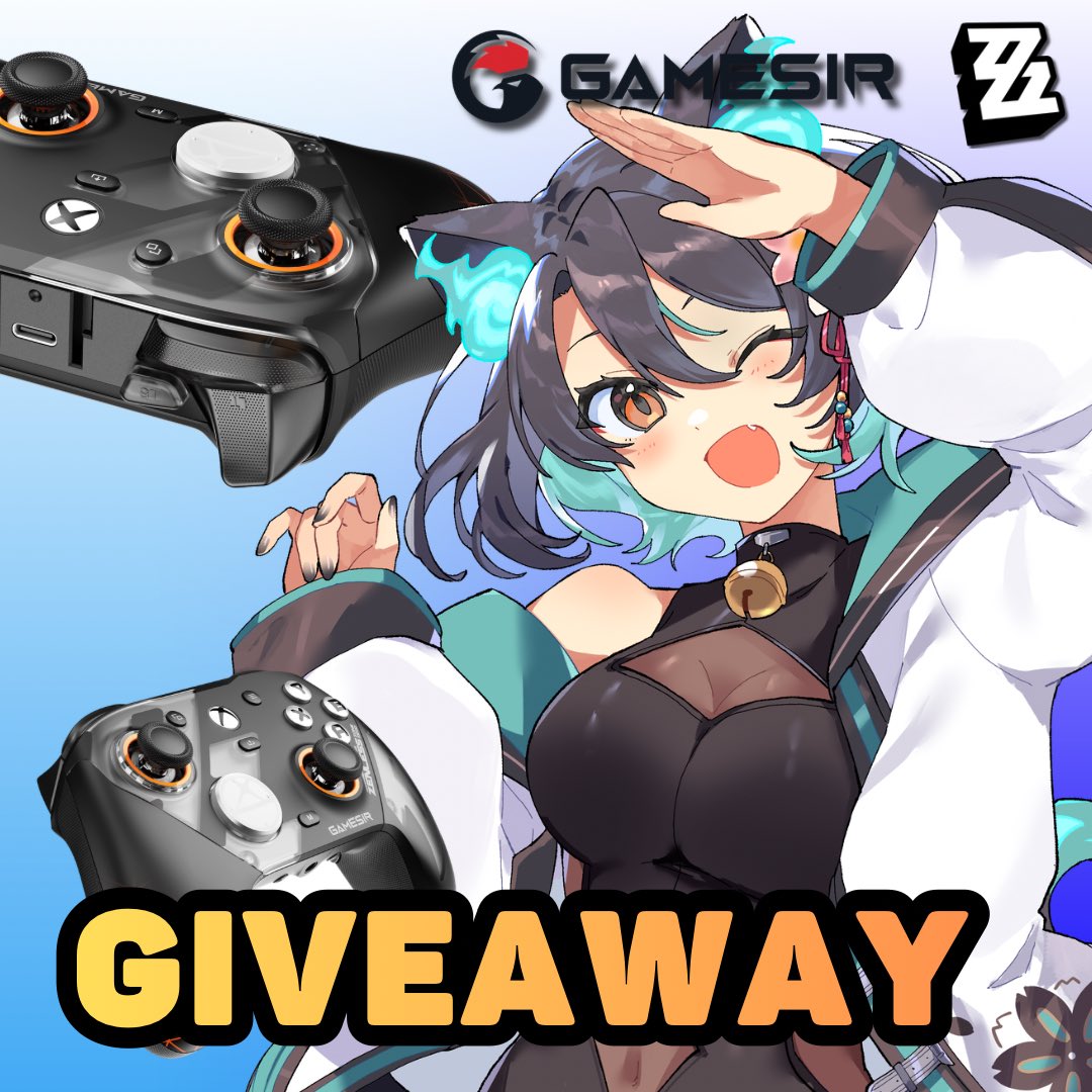 BONUS GIVEAWAY TIME 🤍🎧

<a href="/mygamesir/">GameSir</a> has provided me with ONE (1) BRAND NEW G7 Pro Zenless Zone Zero Edition Controller to giveaway!

rules:
LIKE 👍 + RT 🔁 + FOLLOW 🩷✨ + comment your favorite ZZZ agent 🔥

📆 Ends February 8th
#ゼンゼロ #zzzero