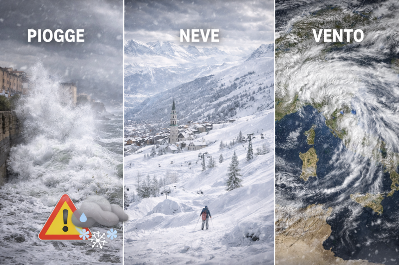 Meteo, raffica di perturbazioni sull’Italia: piogge, neve e vento nel weekend

GUARDA QUI: ift.tt/hvO9sJj