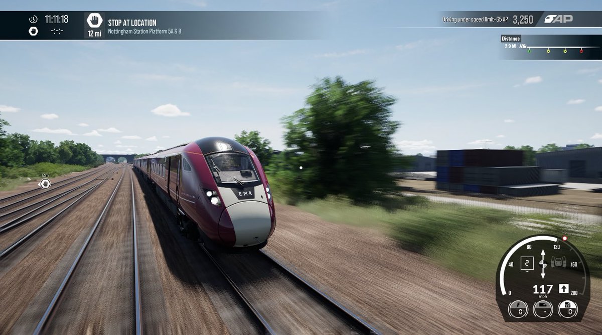 danmm2701's tweet photo. @EastMidRailway what a gorgeous train zooming down the MML🤭💜 https://t.co/kkozceUSBe