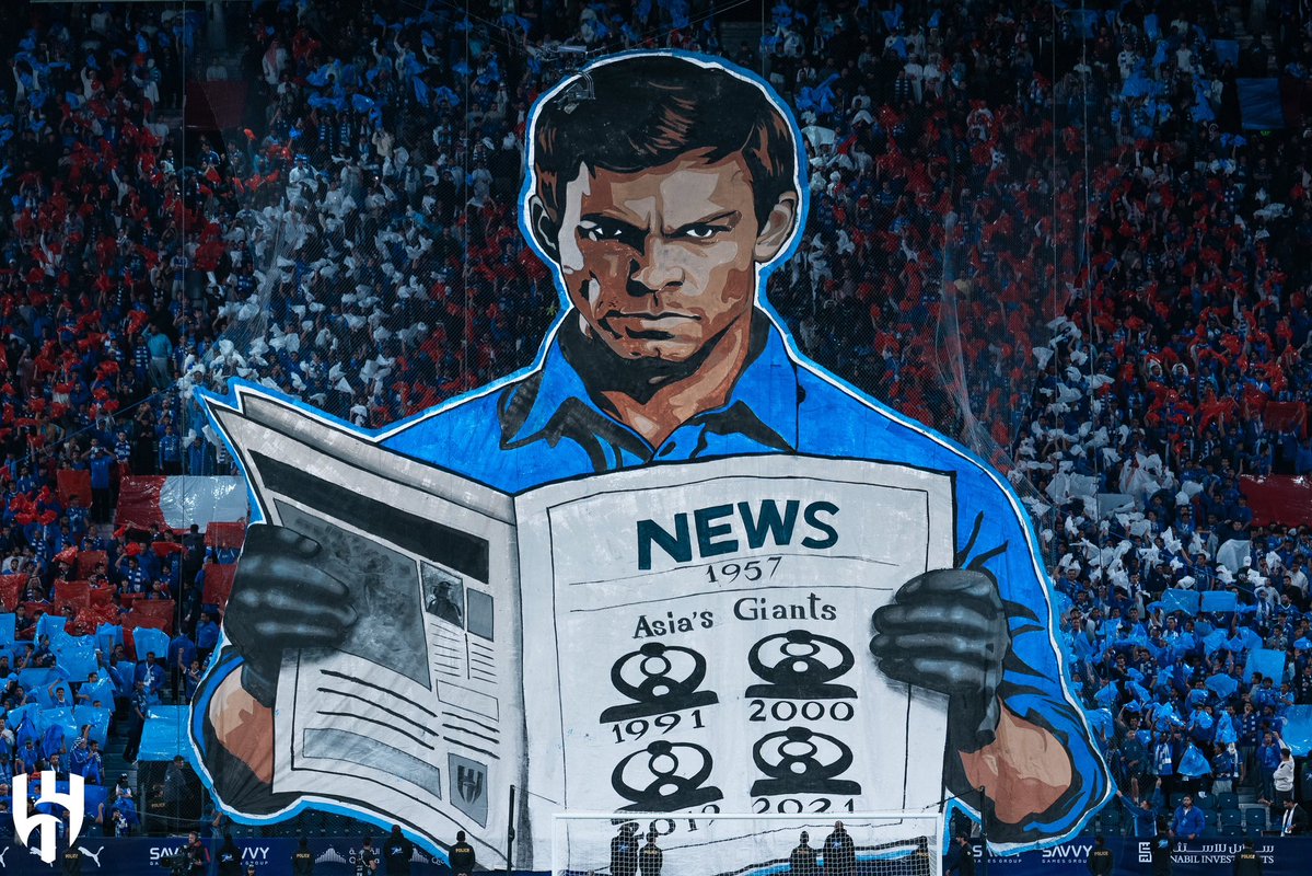 المباراة لها يومين صح؟

تيفو " Dexter " للان ترند عند الاجانب
وكل يوم متغنين فيه 

شخصيه عظيمه فما بالك لو فكرت بشخصيه اعظم وأوسع انتشار وتمثل مدرجك

شي جنوني الي حاصل والله