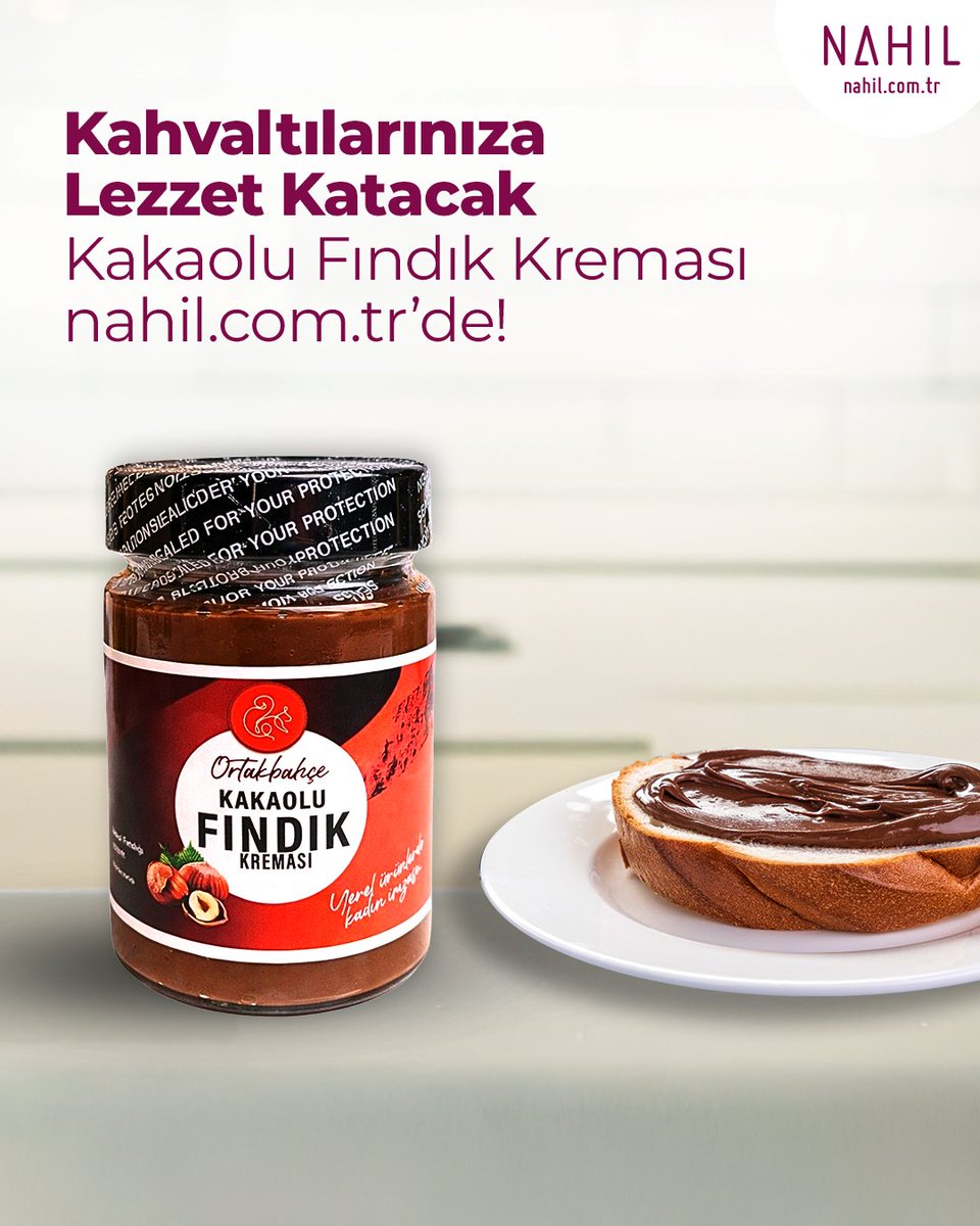 Ortakbahçe Kadın Kooperatifi tarafından Giresun'da üretilen Kakaolu Fındık Kreması katkı maddesi içermez.

Bu lezzeti nahil.com.tr üzerinden şimdi keşfedin!

#Nahıl #NahılDükkan #KadınKooperatifleri #DayanışmaGüçlendirir #KadınEmeği #KakaoluFındıkKreması #FındıkKreması