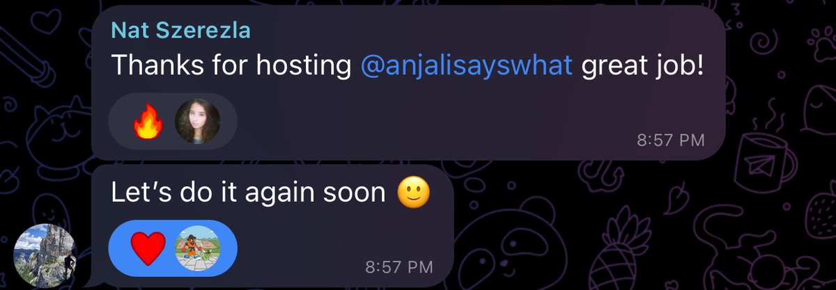 thanks <a href="/NatSzerezla/">Nathaniel Szerezla</a> for your kind words 🫡