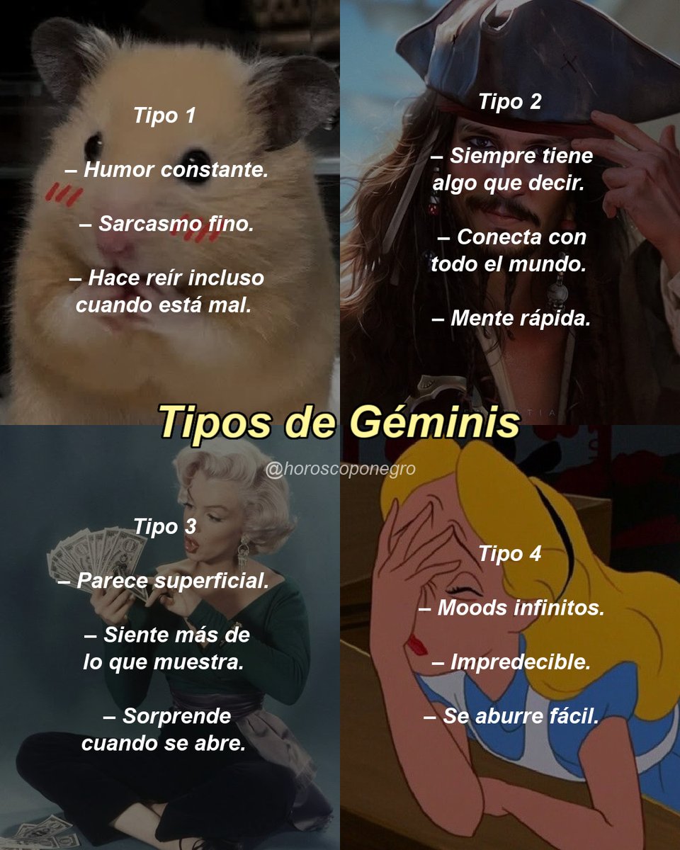 Dinos con qué tipo te identificas más 😂