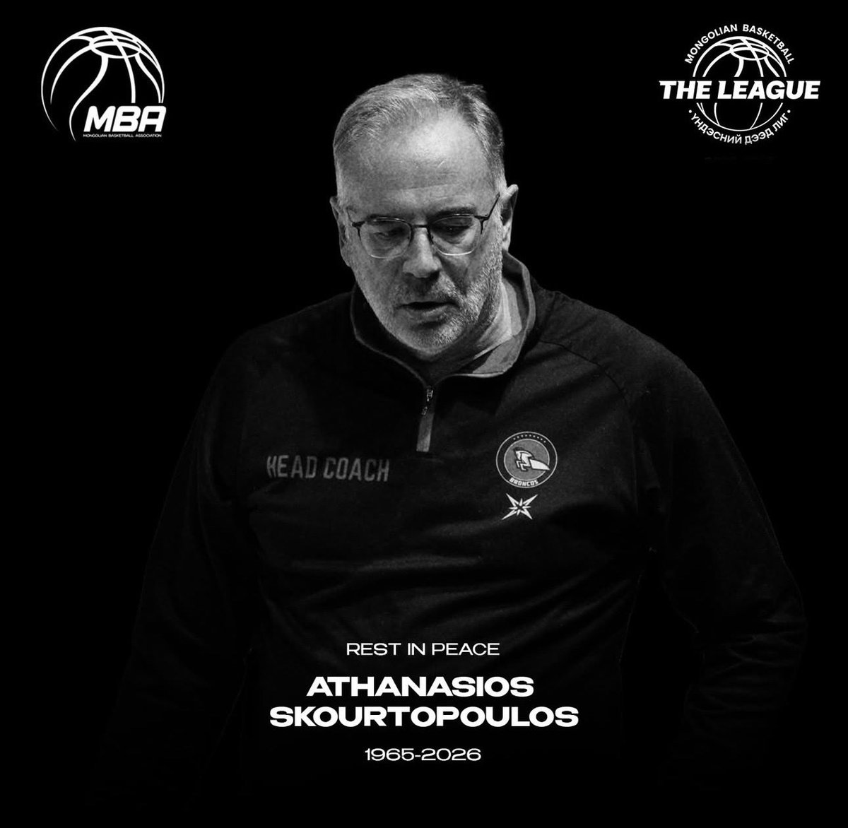 MongoliaBasket's tweet photo. Condolences to family, friends, colleagues and team 🙏 https://t.co/iy7x4EHMZ6