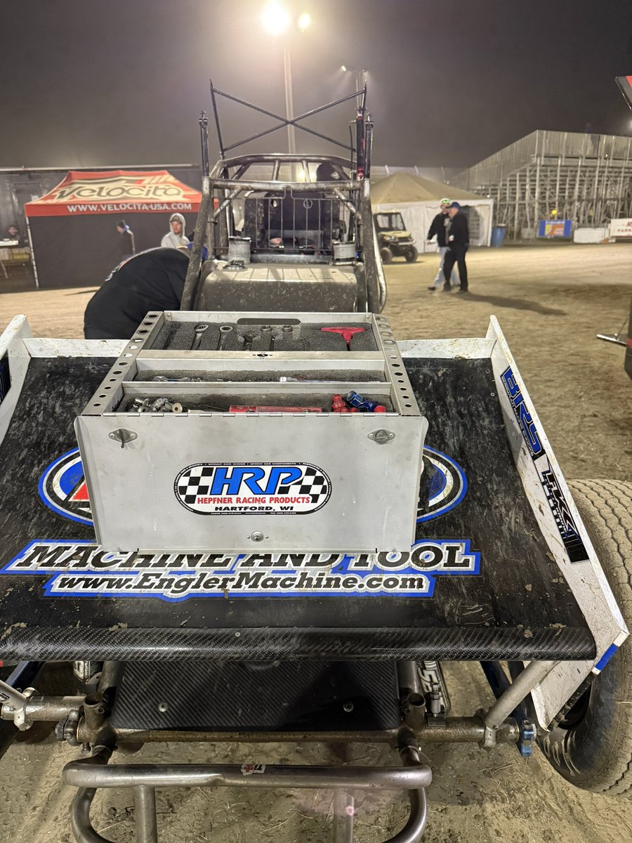 Had a rear end break last night, ending our night early. Worked hard to get it changed and we’ll roll it out of the box and try again tonight with <a href="/WorldofOutlaws/">World of Outlaws</a> 👊

📍 <a href="/VolusiaSpeedway/">Volusia Speedway Park</a> 
⏰ hot laps at 5:30pm
📺 <a href="/dirtvision/">DIRTVision</a>