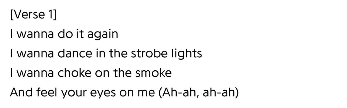 i know this isnt the meaning of the song but you have no idea how much these lyrics have been getting me through my agoraphobia/grief since it came out. i Will do it again! i Will dance in the strobe lights!