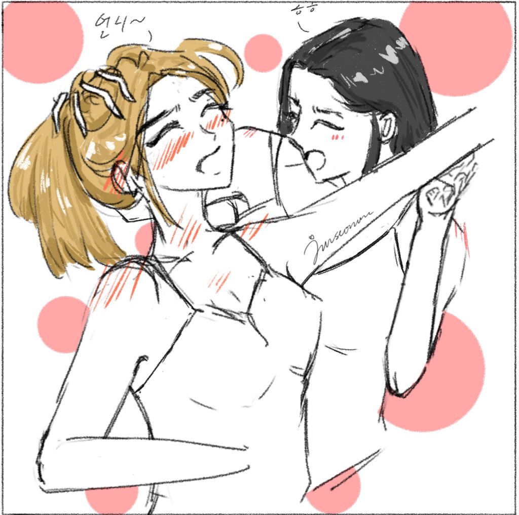 junseonuna's tweet image. 🍀🌹playful girls🌹🍀

[genderswitch, gxg, wlw]
#SeoHao #HaoSeo #fanart