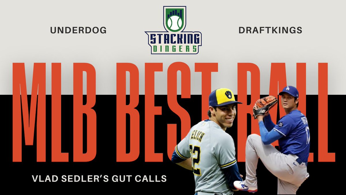⚾️The Stacking Dingers Show EP58⚾️

Fantasy baseball veteran Vlad Sedler (<a href="/RotoGut/">Vlad Sedler</a>) brings his years of knowledge to the show this week. We talk about building best ball rankings, playoff round strategies, and archetypes to target in the last rounds of a draft.

Links below👇