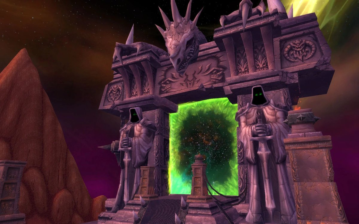 don't sweat the PA

the dark portal opens today

simply log off, buy collectibles and play wow