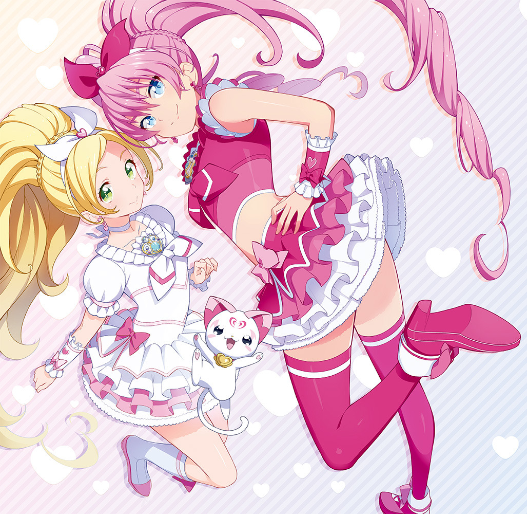 キュアメロディ ,キュアリズム ,北条響 ,黒川エレン ,南野奏 ,セイレーン ,調辺アコ 「5年前、10年前、15年前の絵」|黒城ろこのイラスト