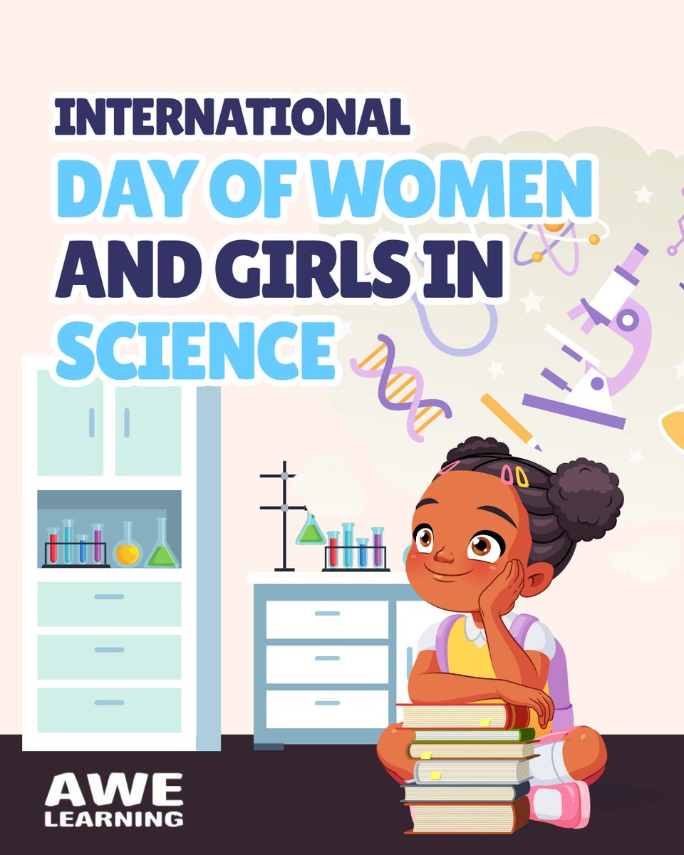 🔬✨Women and girls in science matter. Support early STEM discovery with AWE Learning.

#WomenInScience #GirlsInSTEM #EarlyLearning #LibrariesMatter #AWELearning