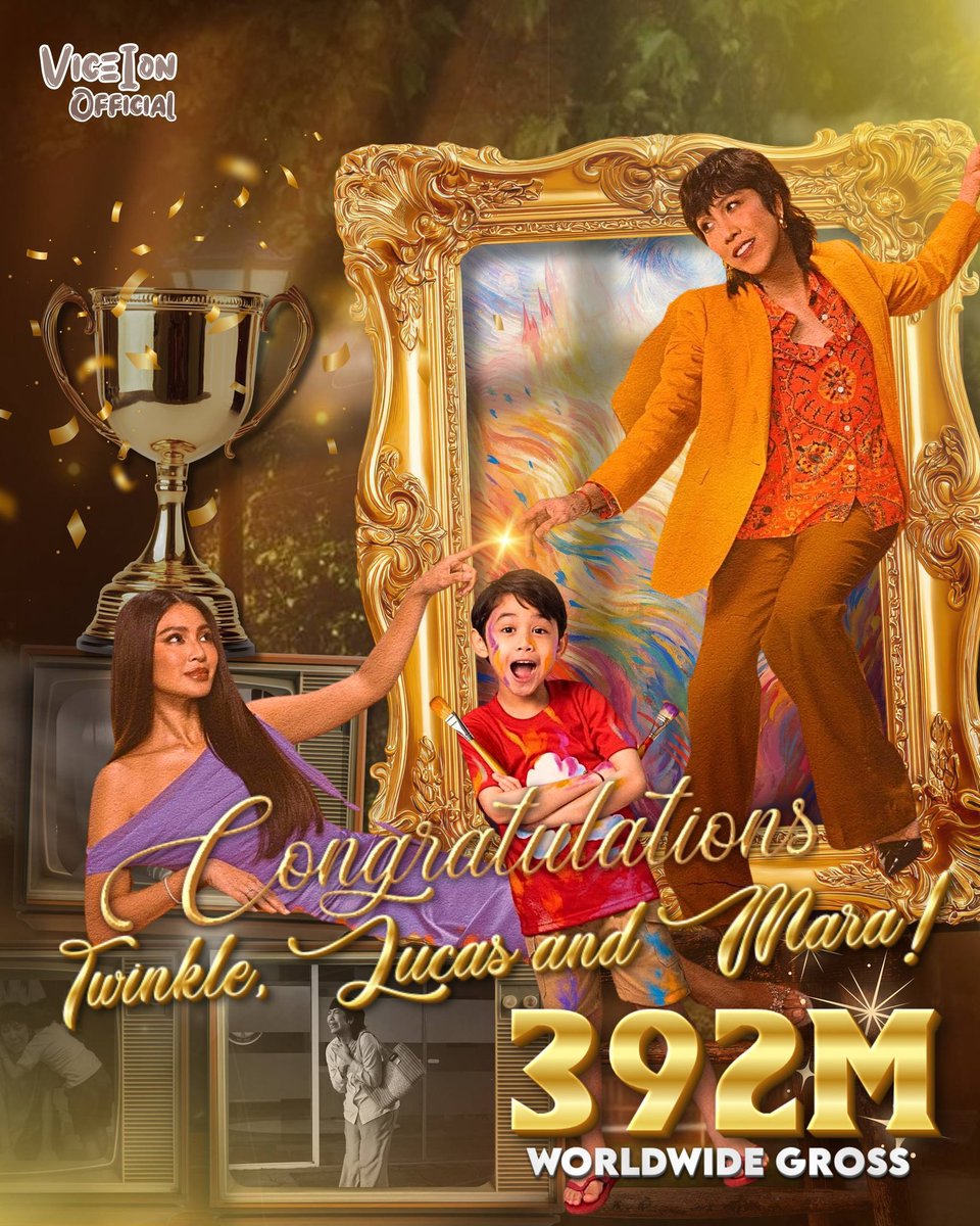 Congratulations to the Call Me Mother family for a phenomenal 392M Worldwide Box-Office success and for being the top-grossing film of 2025!

A big win for the Vice Ganda x Jun Robles-Lana's 2nd movie collaboration. Beyond its commercial success, Call Me Mother was honored as